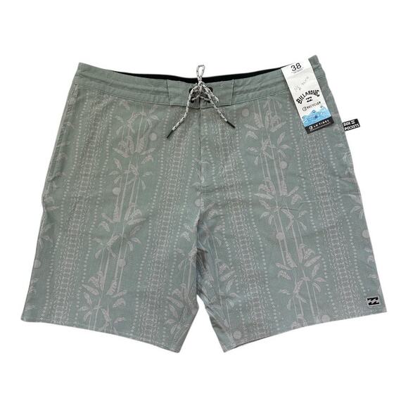 Billabong Men's Sundays Lo Tides Board Short with Pockets Sage Size 38 Unlined - Picture 4 of 9